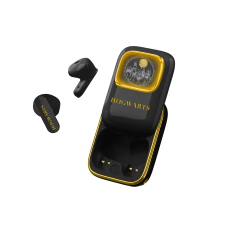 HARRY POTTER HOGWARTS WIRELESS HEADPHONES WITH SLIDING CHARGING CASE AND LED LIGHT - The Shop Gamer