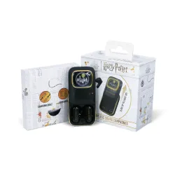 ÉCOUTEURS SANS FIL HARRY POTTER HOGWARTS AVEC ÉTUI DE RECHARGE COULISSANT ET VOYANT LED - The Shop Gamer