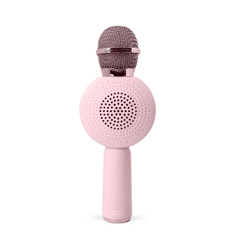 MICROFONE SEM FIO COM ALTO-FALANTE HELLO KITTY COM LUZ LED POPSING - The Shop Gamer