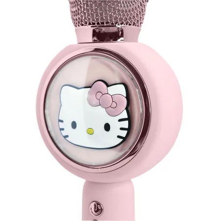HELLO KITTY WIRELESS MICROPHONE WITH SPEAKER AND LED LIGHT, POPSING - The Shop Gamer
