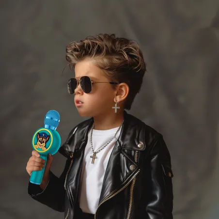WIRELESS KARAOKE MICROPHONE WITH SPEAKER, PAW PATROL CHASE, LED LIGHT, POPSING - The Shop Gamer