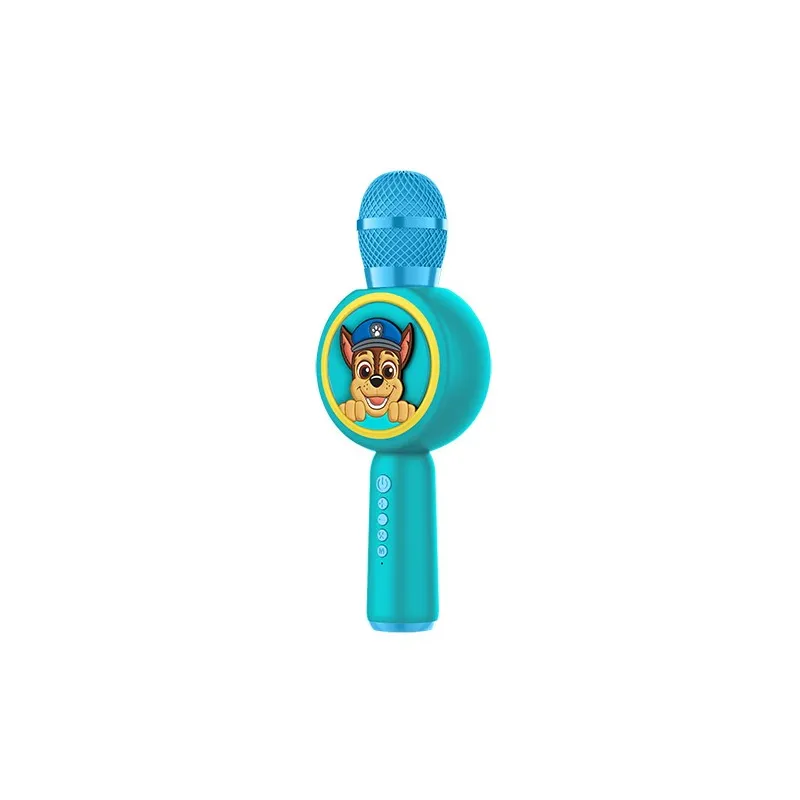MICROFONO PER KARAOKE CON ALTOPARLANTE WIRELESS PATRULLA CANINA CHASE PAW PATROL CON LUCE LED POPSING - The Shop Gamer