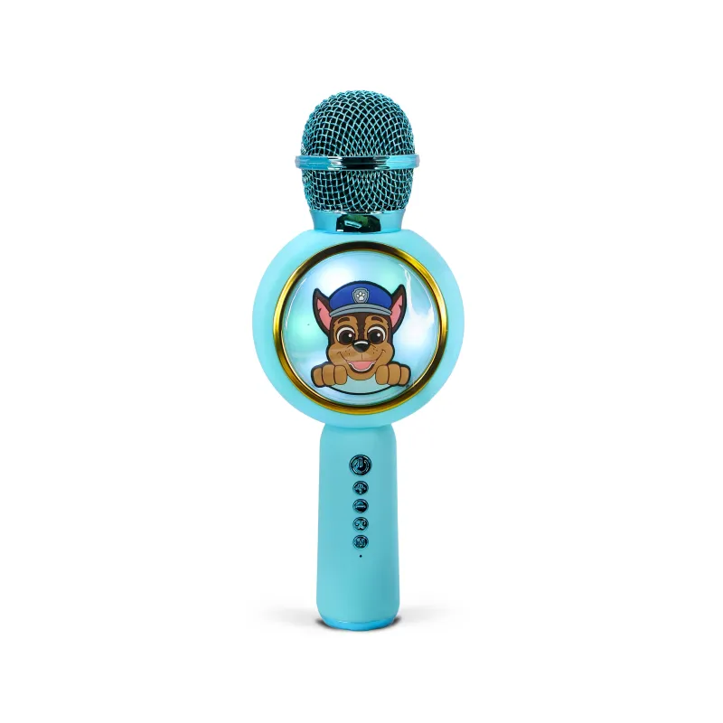 WIRELESS KARAOKE MICROPHONE WITH SPEAKER, PAW PATROL CHASE, LED LIGHT, POPSING - The Shop Gamer