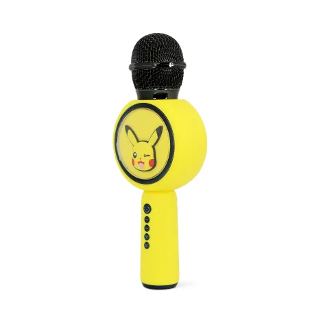 MICROPHONE KARAOKÉ AVEC ENCEINTE SANS FIL POKÉMON PIKACHU, ÉCLAIRAGE LED POPSING - The Shop Gamer