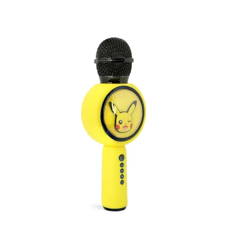 MICROPHONE KARAOKÉ AVEC ENCEINTE SANS FIL POKÉMON PIKACHU, ÉCLAIRAGE LED POPSING - The Shop Gamer