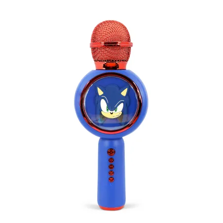 SONIC POPSING WIRELESS KARAOKE MICROPHONE WITH SPEAKER AND LED LIGHT - The Shop Gamer