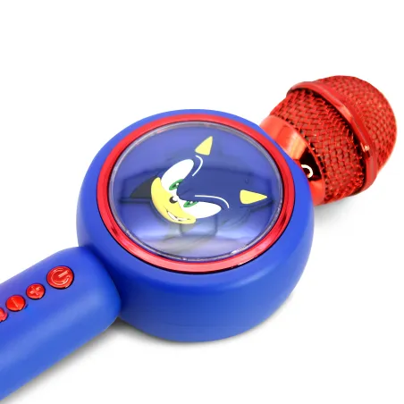 KARAOKEMICROFOON MET DRAADLOZE LUIDSPREKER SONIC MET LEDLICHT POPSING - The Shop Gamer