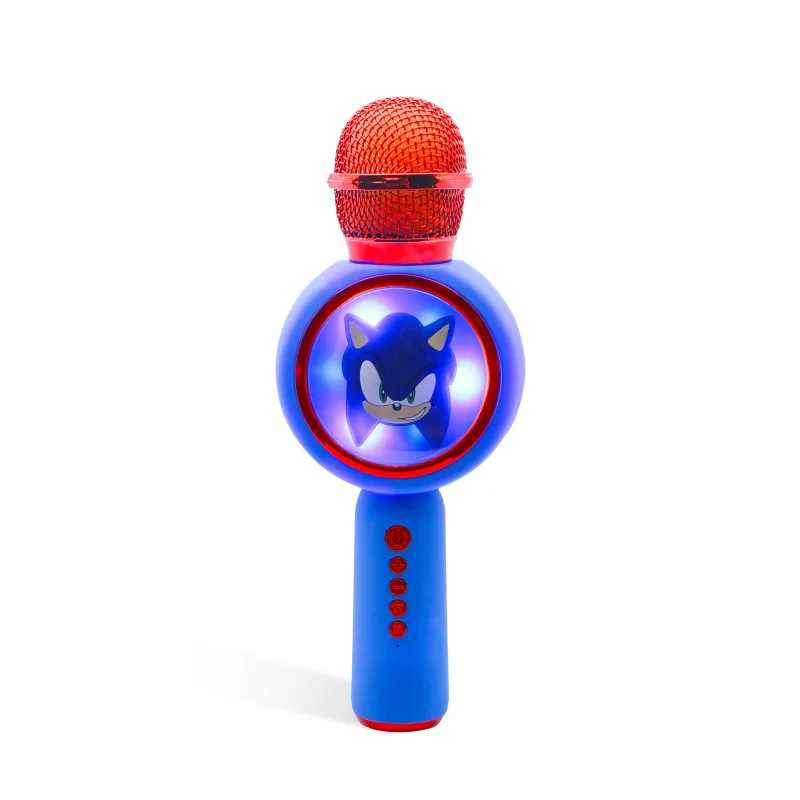 MICROFONO KARAOKE CON ALTOPARLANTE SENZA FILI SONIC CON LUCE LED POPSING - The Shop Gamer