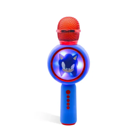 SONIC POPSING WIRELESS KARAOKE MICROPHONE WITH SPEAKER AND LED LIGHT - The Shop Gamer