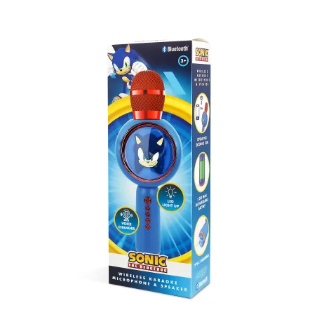 MICROFONO KARAOKE CON ALTOPARLANTE SENZA FILI SONIC CON LUCE LED POPSING - The Shop Gamer