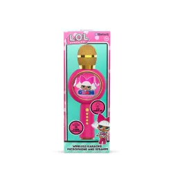 DRAADLOZE KARAOKEMICROFOON MET LUIDSPREKER LOL SURPRISE! GLAM MET LEDVERLICHTING POPSING - The Shop Gamer