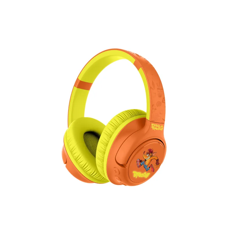 CASQUE PLIABLE SANS FIL CRASH BANDICOOT AVEC LUMIÈRE LED - The Shop Gamer