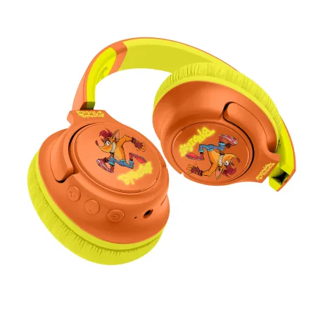 OPVOUWBARE DRAADLOZE CRASH BANDICOOT-KOPTELEFOON MET LEDVERLICHTING - The Shop Gamer