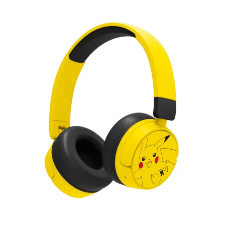DRAADLOZE KINDERHOOFDTELEFOON POKEMON PIKACHU MET OUDERLIJK VOLUMEBEHEER EN KABEL VOOR AUDIODELING - The Shop Gamer