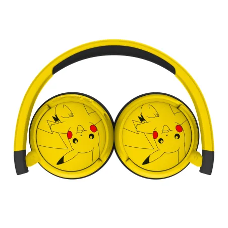 POKEMON PIKACHU CHILDREN'S WIRELESS HEADPHONES WITH PARENTAL VOLUME CONTROL AND AUDIO-SHARING CABLE - The Shop Gamer