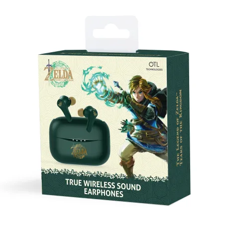 AURICULARES SEM FIOS THE LEGEND OF ZELDA: TEARS OF THE KINGDOM TWS, VERDES - The Shop Gamer