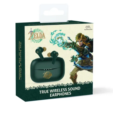 AURICULARES SEM FIOS THE LEGEND OF ZELDA: TEARS OF THE KINGDOM TWS, VERDES - The Shop Gamer