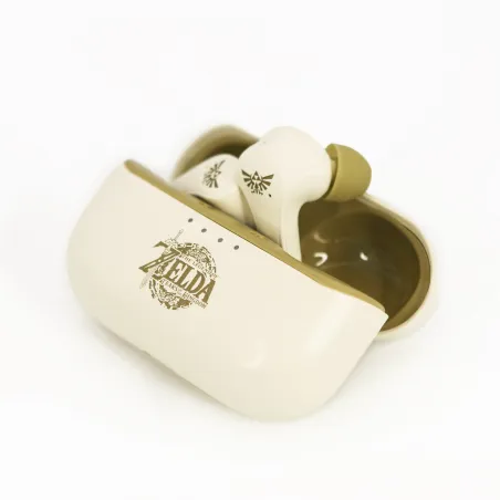 AURICOLARI WIRELESS THE LEGEND OF ZELDA: TEARS OF THE KINGDOM TWS EARPODS COLOR CREMA - The Shop Gamer