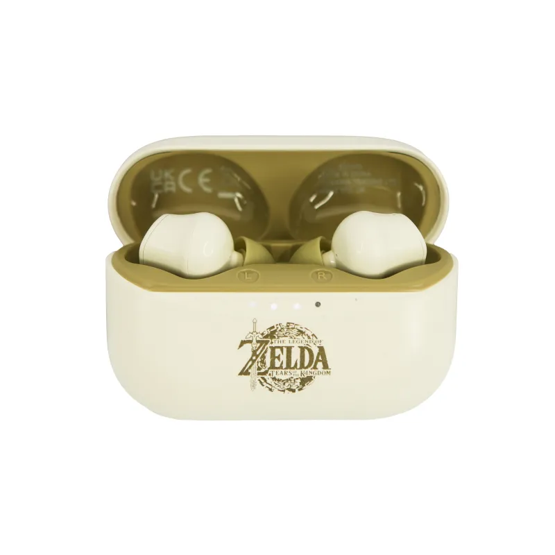 AURICULARES SEM FIOS THE LEGEND OF ZELDA: TEARS OF THE KINGDOM TWS, COR CREME - The Shop Gamer