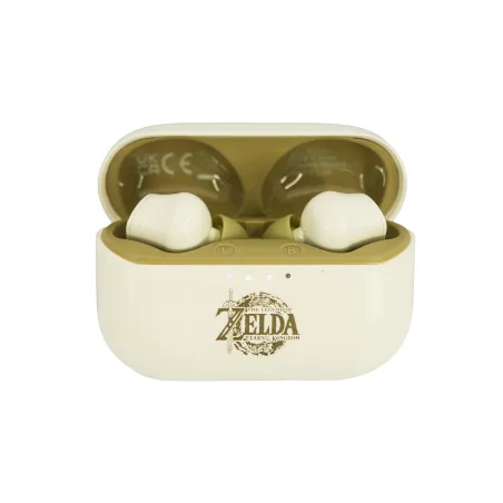 AURICOLARI WIRELESS THE LEGEND OF ZELDA: TEARS OF THE KINGDOM TWS EARPODS COLOR CREMA - The Shop Gamer