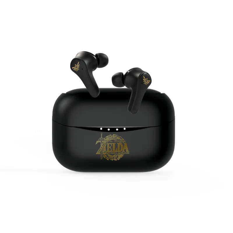 FONES DE OUVIDO SEM FIO THE LEGEND OF ZELDA: TEARS OF THE KINGDOM TWS EARPODS PRETOS - The Shop Gamer