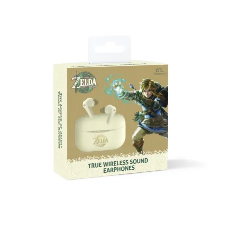 AURICOLARI WIRELESS THE LEGEND OF ZELDA: TEARS OF THE KINGDOM TWS EARPODS COLOR CREMA - The Shop Gamer