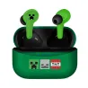 MINECRAFT WIRELESS TWS EARBUDS, GREEN - The Shop Gamer
