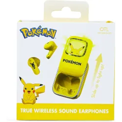 ÉCOUTEURS SANS FIL POKEMON PIKACHU AVEC ÉTUI DE RECHARGE COULISSANT ET LUMIÈRE LED - The Shop Gamer