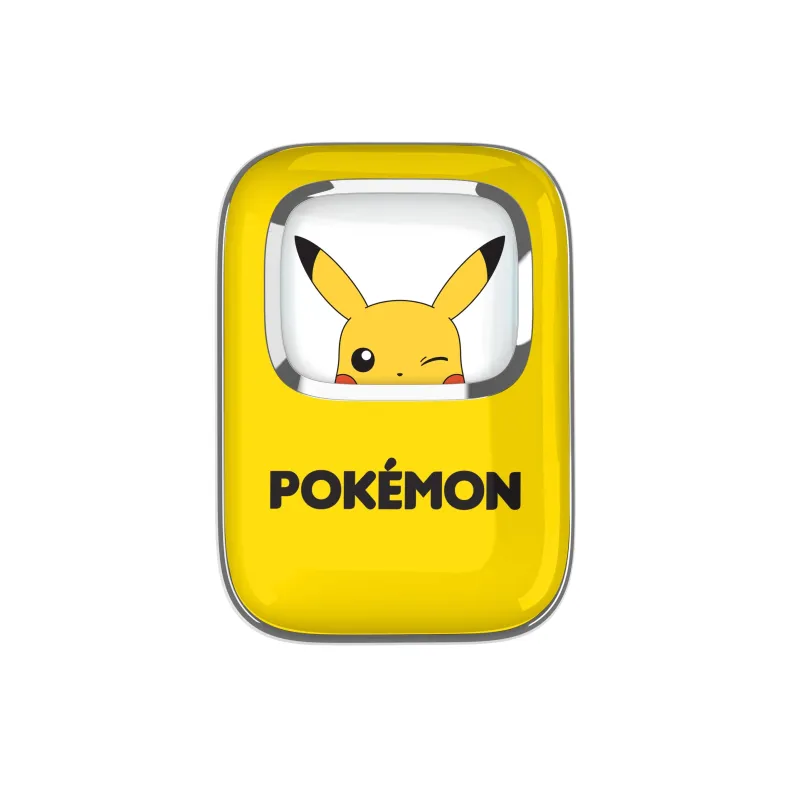 ÉCOUTEURS SANS FIL POKEMON PIKACHU AVEC ÉTUI DE RECHARGE COULISSANT ET LUMIÈRE LED - The Shop Gamer