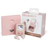 DRAADLOZE HELLO KITTY-OORDOPJES MET SCHUIFBARE OPLAADCASE EN LEDVERLICHTING - The Shop Gamer