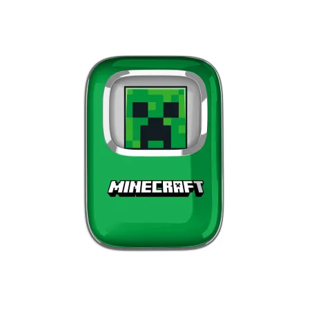 DRAADLOZE MINECRAFT-OORDOPJES MET OPLAADETUI MET SCHUIFMECHANISME EN LEDVERLICHTING - The Shop Gamer