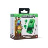 AURICULARES INALÁMBRICOS MINECRAFT CON ESTUCHE DE CARGA DESLIZANTE Y LUZ LED