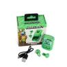 DRAADLOZE MINECRAFT-OORDOPJES MET OPLAADETUI MET SCHUIFMECHANISME EN LEDVERLICHTING - The Shop Gamer