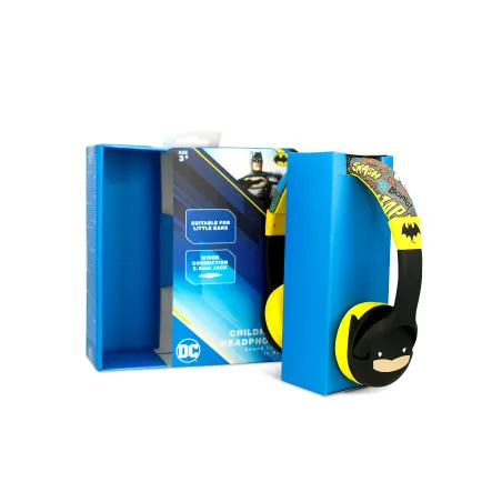 KINDERHOOFDTELEFOON MET KABEL, VOLUMEBEGRENSD, BATMAN, OTL, OFFICIËLE DC COMICS-LICENTIE - The Shop Gamer