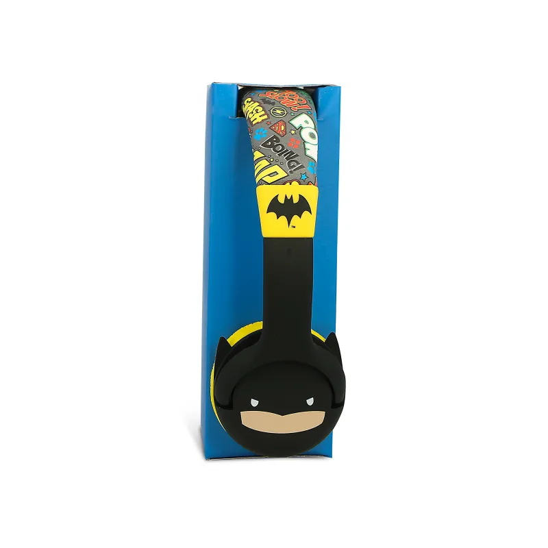 KINDERHOOFDTELEFOON MET KABEL, VOLUMEBEGRENSD, BATMAN, OTL, OFFICIËLE DC COMICS-LICENTIE - The Shop Gamer