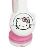 AURICULARES INFANTILES CON CABLE HELLO KITTY COLOR BLANCO Y ROSA LIMITADOS EN VOLUMEN MARCA OTL LICENCIA OFICIAL HELLO KITTY