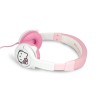 AURICULARES INFANTILES CON CABLE HELLO KITTY COLOR BLANCO Y ROSA LIMITADOS EN VOLUMEN MARCA OTL LICENCIA OFICIAL HELLO KITTY