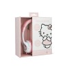 AURICULARES INFANTILES CON CABLE HELLO KITTY COLOR BLANCO Y ROSA LIMITADOS EN VOLUMEN MARCA OTL LICENCIA OFICIAL HELLO KITTY