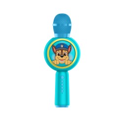 MICRÓFONO KARAOKE CON ALTAVOZ INALÁMBRICO PATRULLA CANINA CHASE PAW PATROL CON LUZ LED POPSING