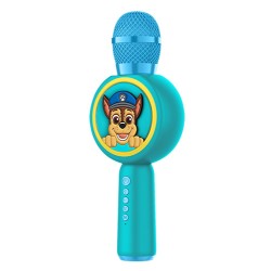 MICRÓFONO KARAOKE CON ALTAVOZ INALÁMBRICO PATRULLA CANINA CHASE PAW PATROL CON LUZ LED POPSING