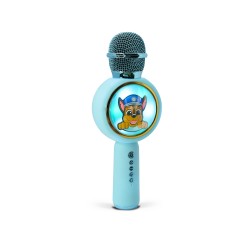 MICRÓFONO KARAOKE CON ALTAVOZ INALÁMBRICO PATRULLA CANINA CHASE PAW PATROL CON LUZ LED POPSING