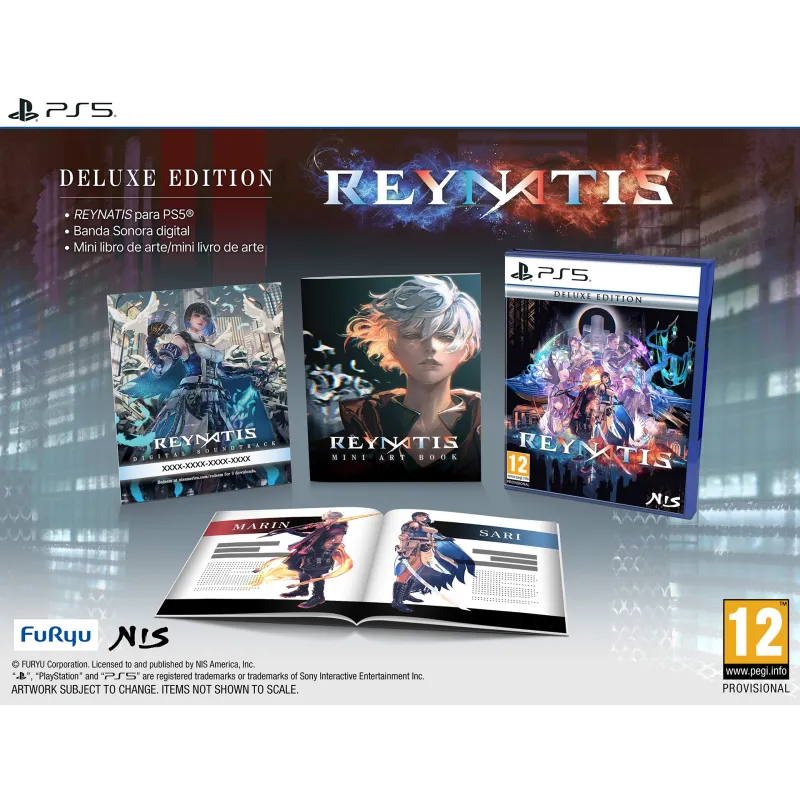 REYNATIS - DELUXE EDITION, KIES VERSIE PLAYSTATION PS5 PS4 NINTENDO SWITCH, FYSIEKE GAME, SPAANSE VERSIE, EU-GARANTIE - The Shop