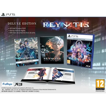 REYNATIS - DELUXE EDITION, VERSION WÄHLEN, PLAYSTATION PS5 PS4 NINTENDO SWITCH, PHYSISCHES SPIEL, SPANISCHE VERSION, EU-GARANTIE