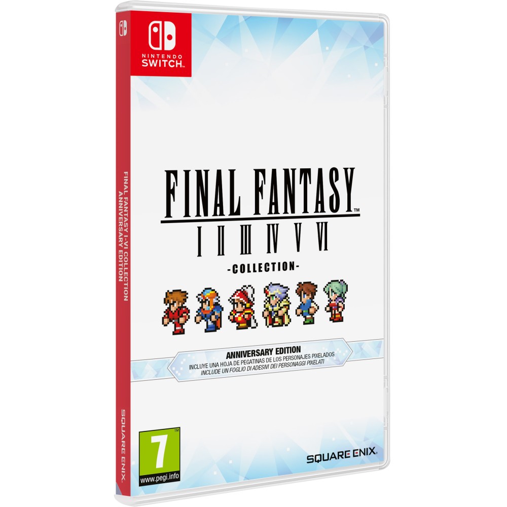 FINAL FANTASY I-VI COLLECTION ANNIVERSARY EDITION ELIGE VERSÍON ESPAÑOLA PLAYSTATION PS4 NINTENDO SWITCH JUEGO FÍSICO