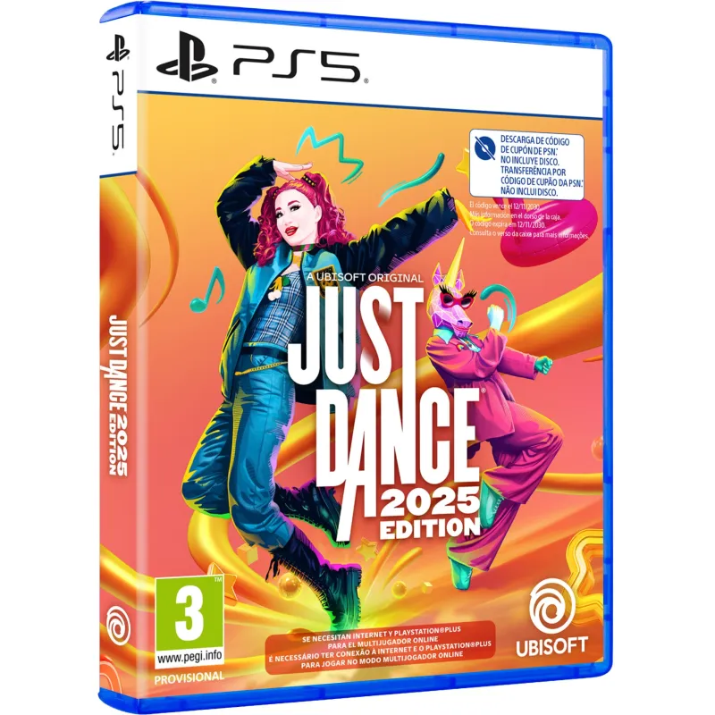 JUST DANCE 2025 BOX, DOWNLOADCODE, DIGITALES VOLLSPIEL, SPANISCHE VERSION WÄHLEN, PLAYSTATION PS5 NINTENDO SWITCH - The Shop Gam