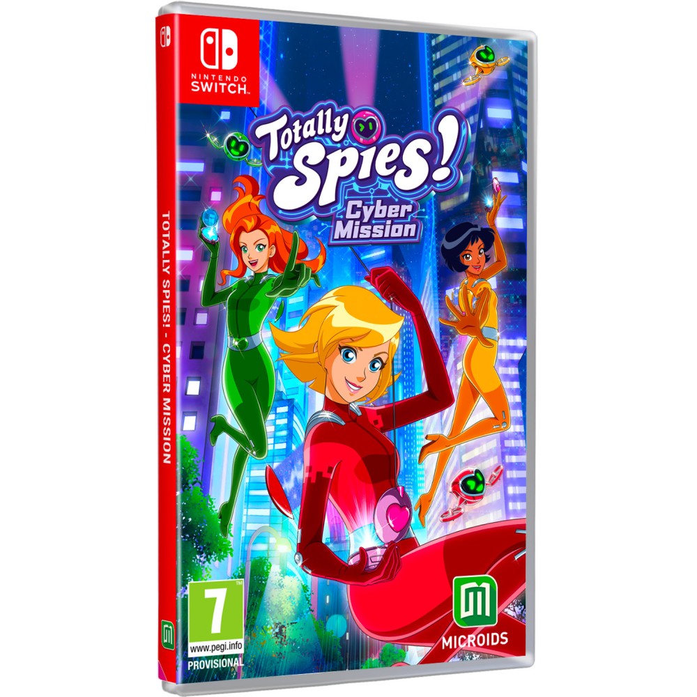 PREVENTA TOTALLY SPIES CYBER MISSION SWITCH JUEGO FÍSICO PARA NINTENDO SWITCH VERSIÓN ESPAÑOLA GARANTÍA EUROPEA EU WARRANTY