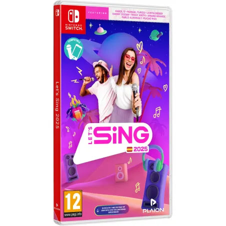 LET´S SING 2025 SWITCH JEU PHYSIQUE POUR NINTENDO SWITCH, VERSION ESPAGNOLE, GARANTIE EUROPÉENNE UE - The Shop Gamer