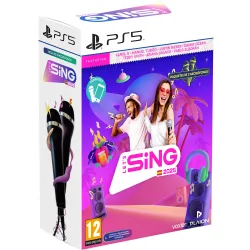 LET´S SING 2025 PS5 JOGO FÍSICO + 2 MICROFONES ESCOLHA VERSÃO ESPANHOLA PLAYSTATION PS5 PS4 NINTENDO SWITCH JOGO FÍSICO - The Sh