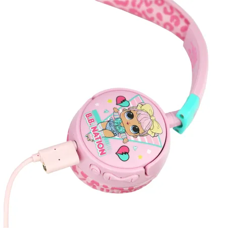 CASQUE POUR ENFANTS SANS FIL LOL SURPRISE AVEC CONTRÔLE PARENTAL DU VOLUME ET CÂBLE DE PARTAGE AUDIO - The Shop Gamer