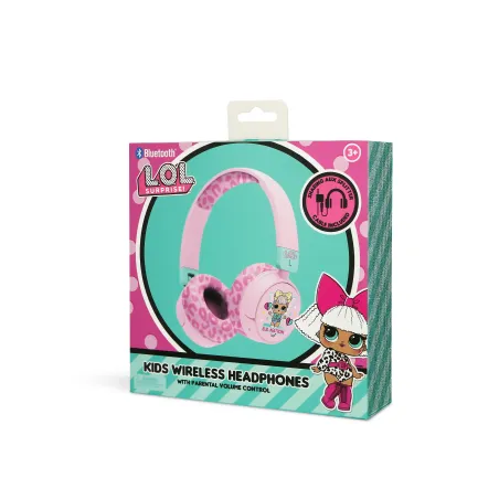 LOL SURPRISE WIRELESS CHILDREN'S HEADPHONES WITH PARENTAL VOLUME CONTROL AND AUDIO-SHARING CABLE - The Shop Gamer